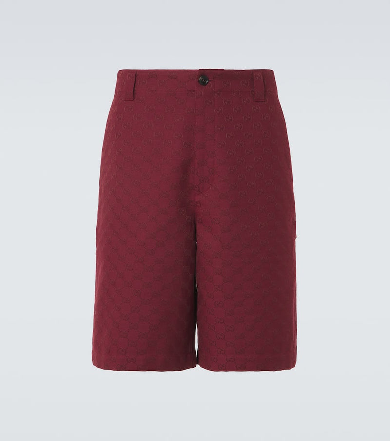 Gucci GG Canvas cotton-blend Bermuda shorts