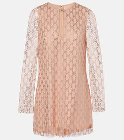 Gucci GG Crystal tulle minidress