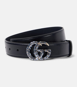 Gucci GG Marmont Double G leather belt