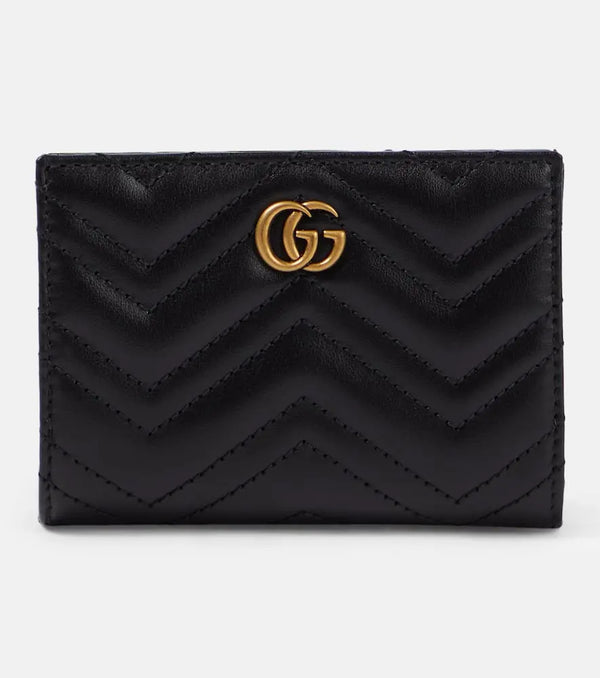 Gucci GG Marmont matelassé leather wallet | LYBSTORE