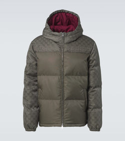 Gucci GG canvas down jacket