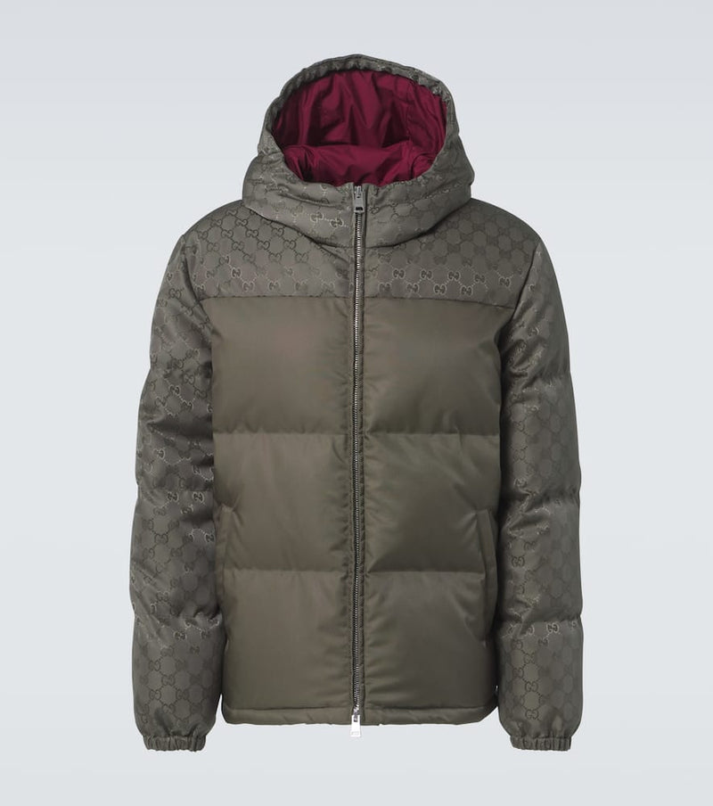 Gucci GG canvas down jacket