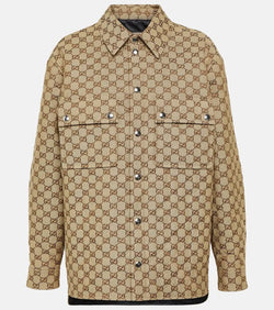 Gucci GG canvas shirt jacket | LYBSTORE