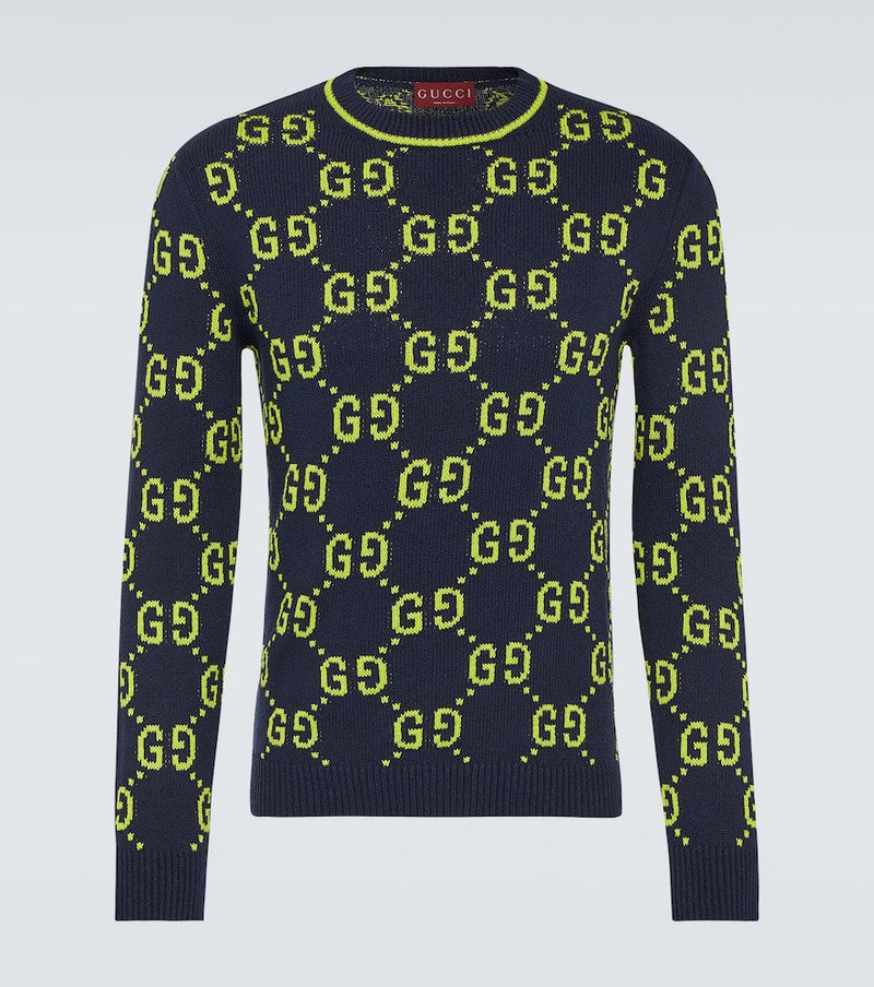 Gucci GG cotton-blend jacquard sweater