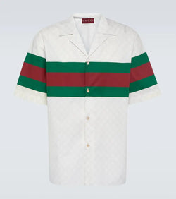 Gucci GG cotton bowling shirt