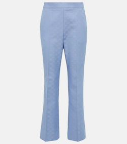 Gucci GG gabardine cropped pants