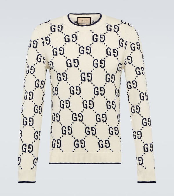 Gucci GG intarsia cotton sweater