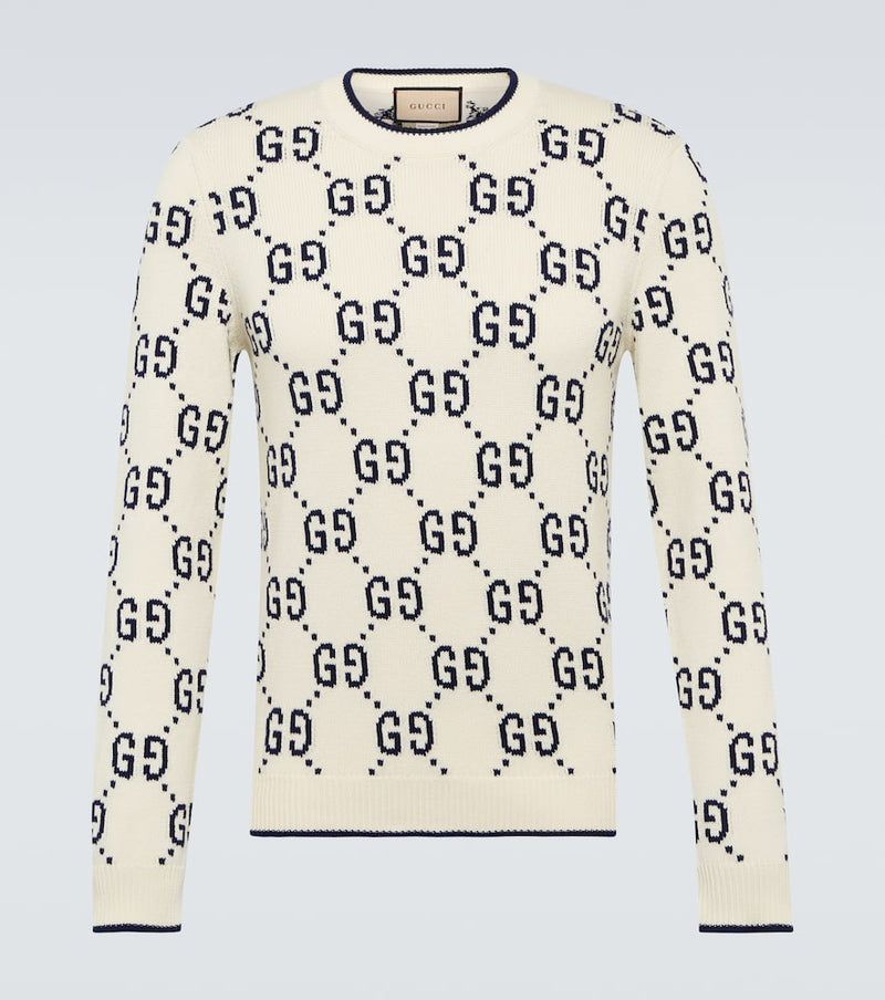 Gucci GG intarsia cotton sweater