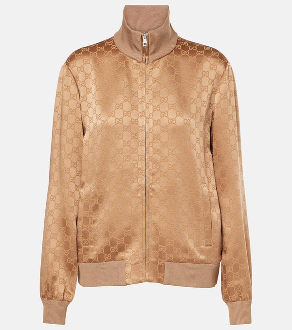 Gucci GG jacquard satin blouson