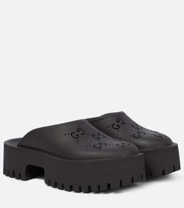 Gucci GG rubber clogs