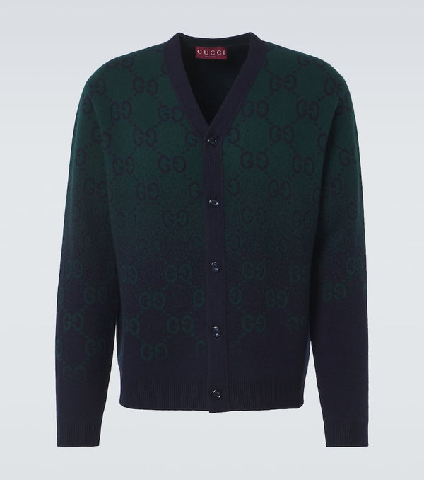 Gucci GG wool jacquard cardigan