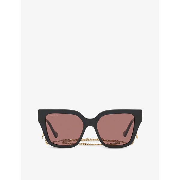 Gucci GG1023S square-framed acetate sunglasses | LYBSTORE