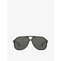 Womens Gucci GG1042S acetate aviator sunglasses