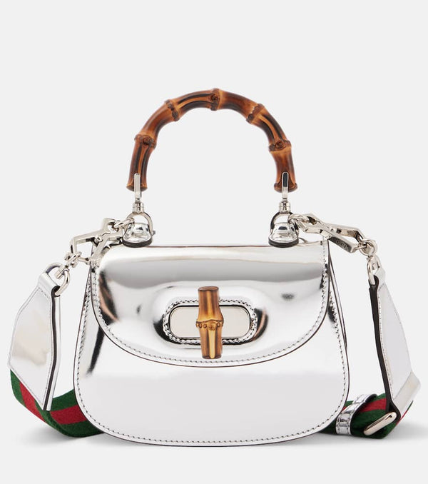 Gucci Gucci Bamboo 1947 Mini leather tote bag