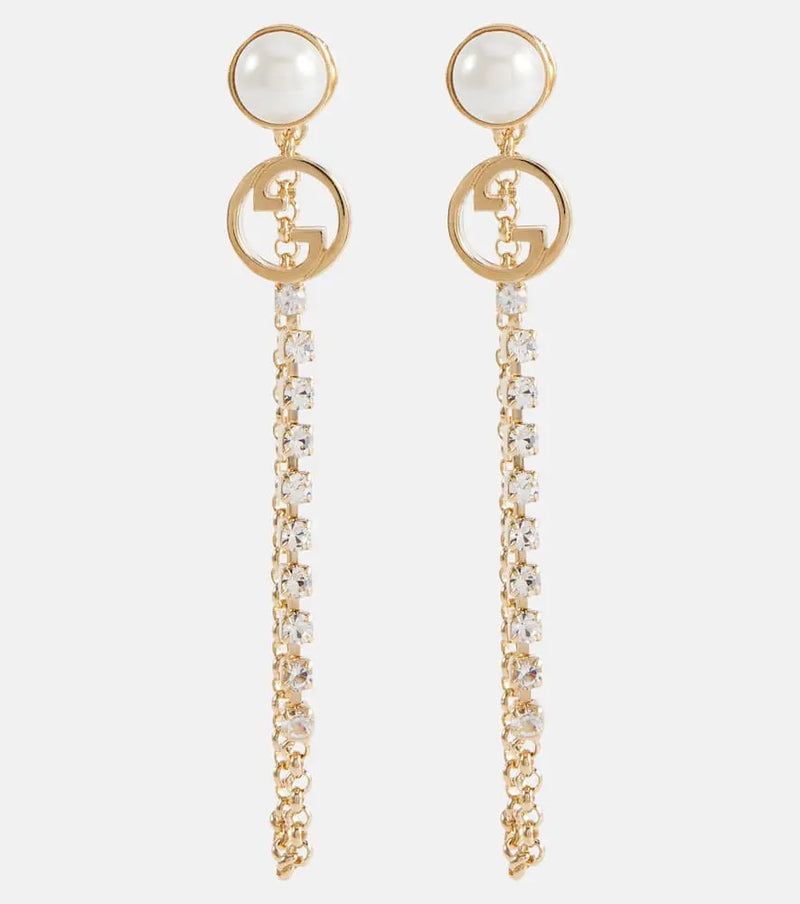 Gucci Gucci Blondie faux pearl earrings | LYBSTORE