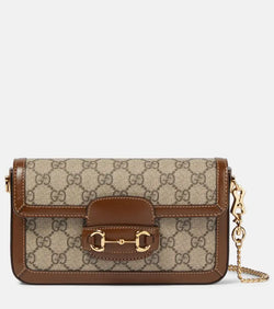 Gucci Gucci Horsebit 1955 canvas clutch