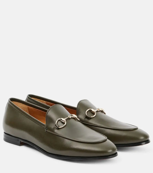 Gucci Gucci Jordaan Horsebit leather loafers | LYBSTORE