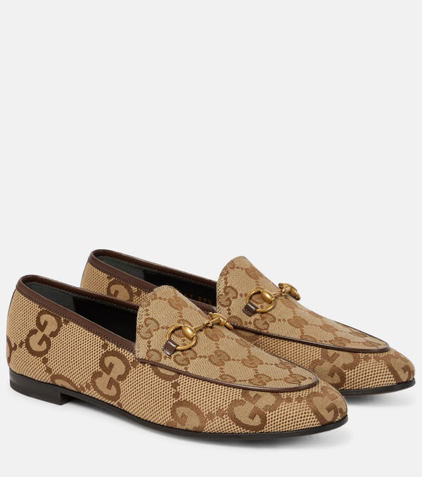 Gucci Gucci Jordaan Maxi GG canvas loafers | LYBSTORE