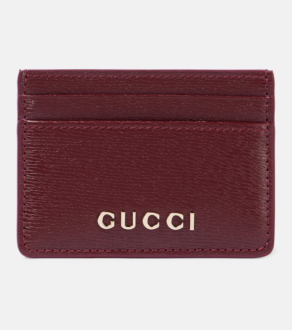 Gucci Gucci Script leather card holder