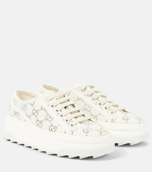 Gucci Gucci Tennis 1977 GG Crystal sneakers