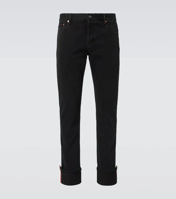 Gucci Gucci Web skinny jeans