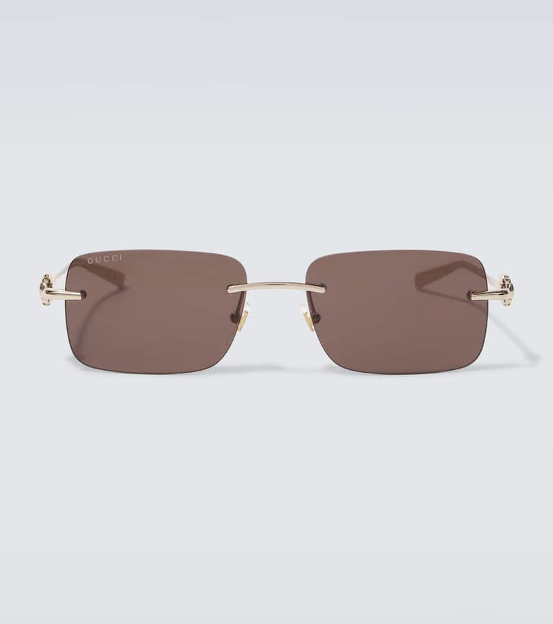 Gucci Horsebit rectangular sunglasses