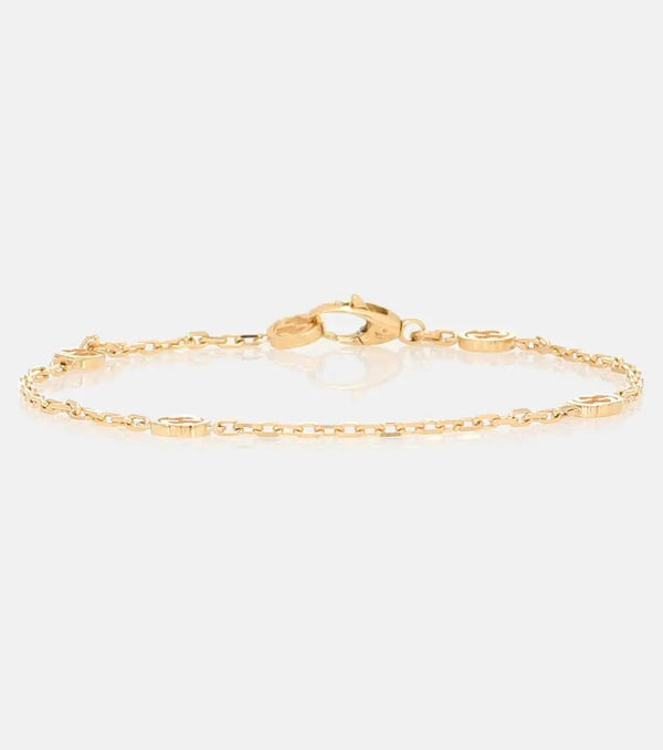 Gucci Interlocking G 18kt gold bracelet | LYBSTORE