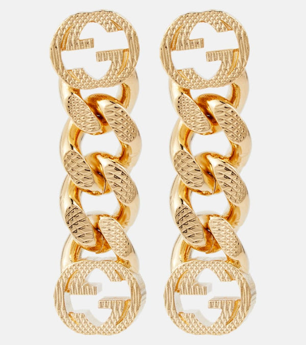 Gucci Interlocking G chain earrings