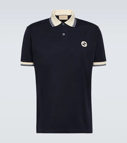 Gucci Interlocking G piqué polo shirt