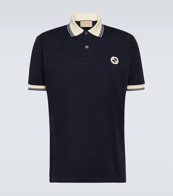 Gucci Interlocking G piqué polo shirt | LYBSTORE