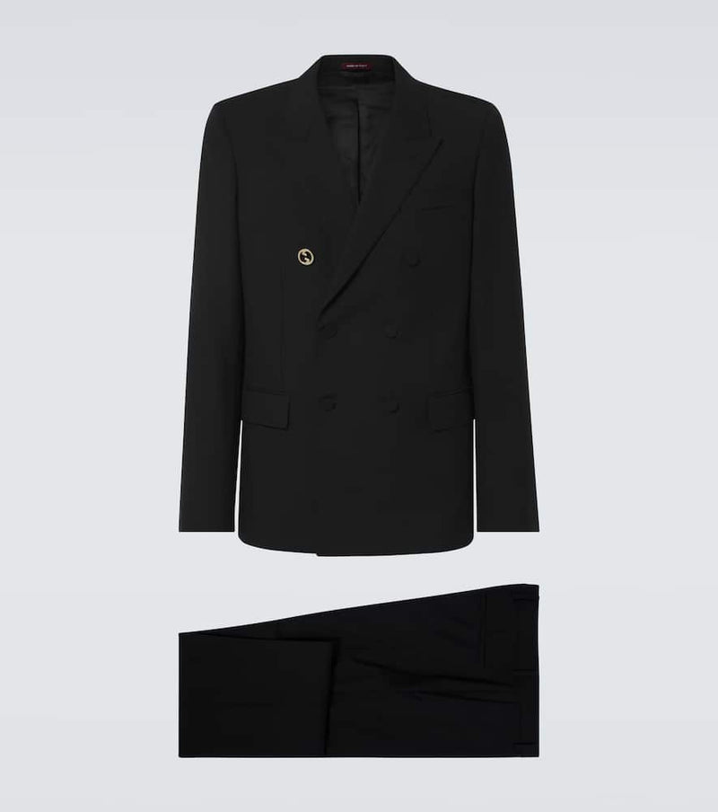 Gucci Interlocking G wool suit