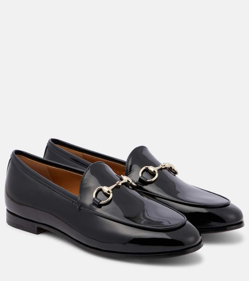 Gucci Jordaan Horsebit patent leather loafers