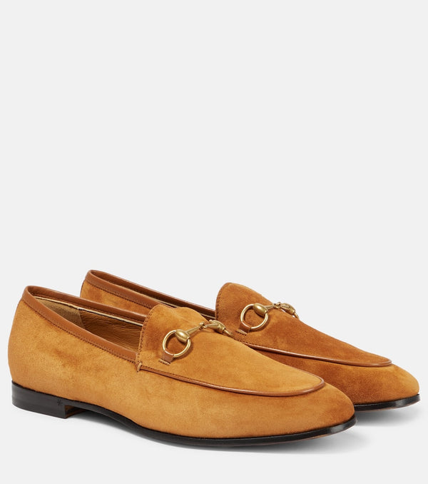 Gucci Jordaan suede loafers | LYBSTORE