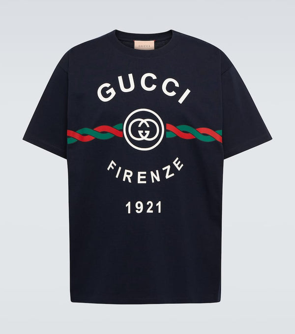 Gucci Logo cotton jersey T-shirt