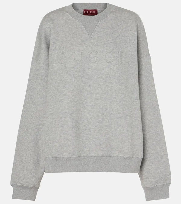 Gucci Logo cotton jersey sweatshirt