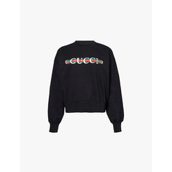 Gucci Logo-print relaxed-fit cotton-jersey sweatshirt