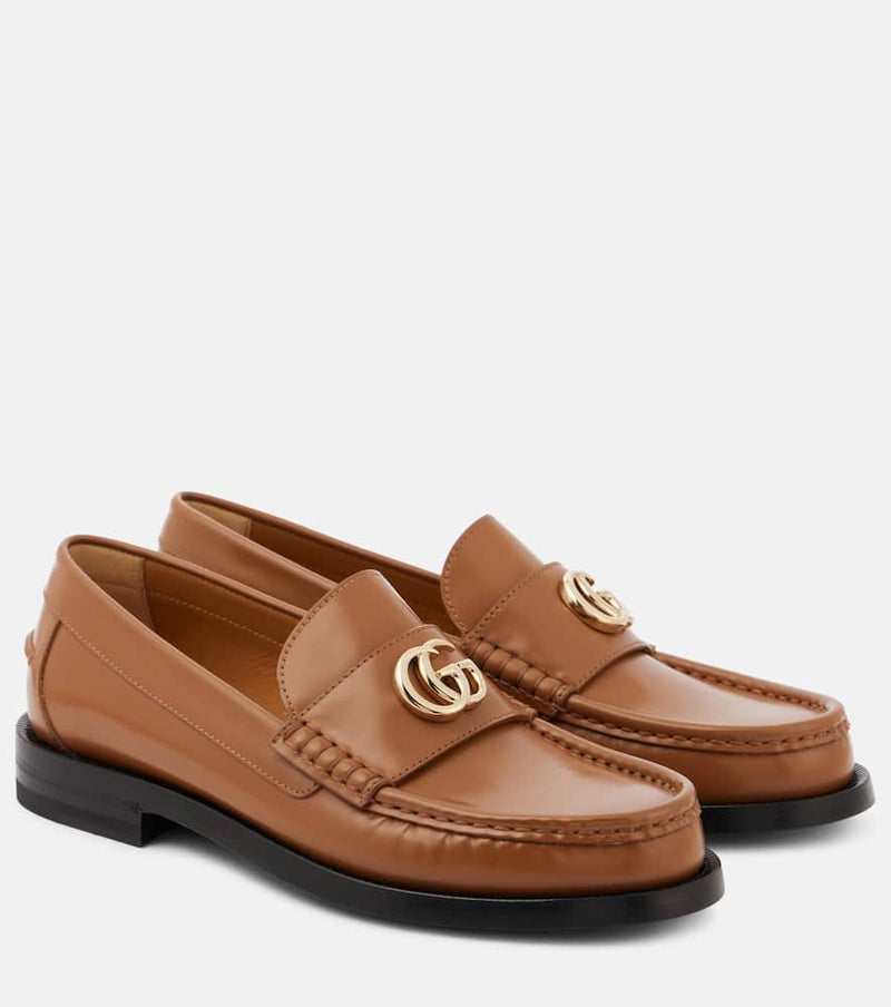 Gucci Marmont GG leather loafers