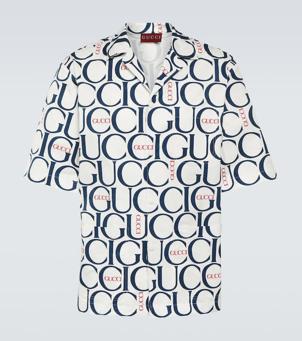 Gucci Maxi Gucci bowling shirt