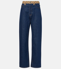 Gucci Mid-rise straight jeans