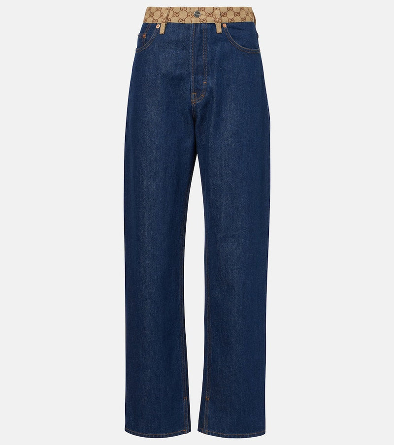 Gucci Mid-rise straight jeans