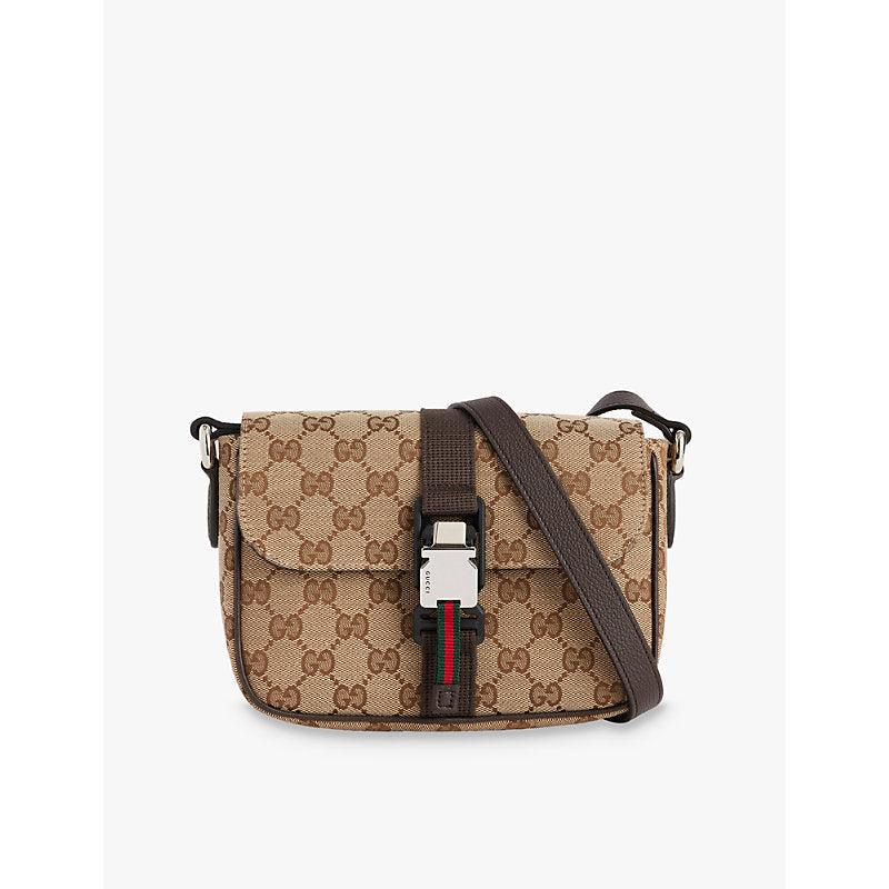 Gucci Mini GG canvas messenger bag