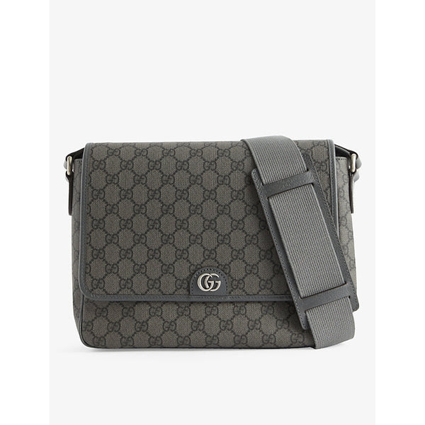 Gucci Monogram-pattern coated canvas cross-body bag | LYBSTORE