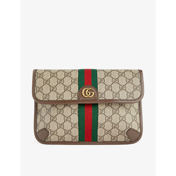  Gucci Ophidia GG Supreme canvas belt bag