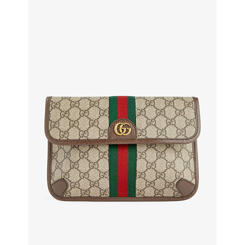  Gucci Ophidia GG Supreme canvas belt bag