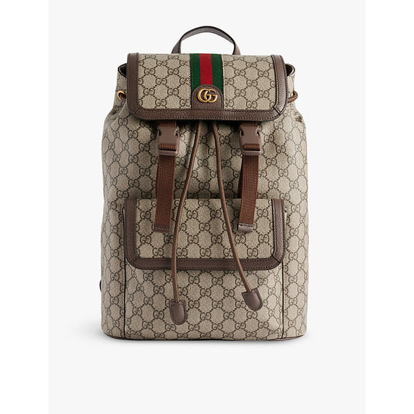 Mens Gucci Ophidia GG canvas backpack