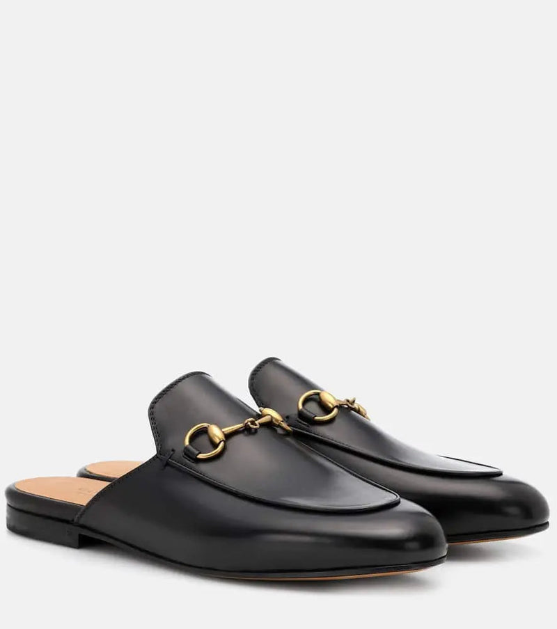 Gucci Princetown leather slippers