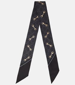 Gucci Printed silk scarf