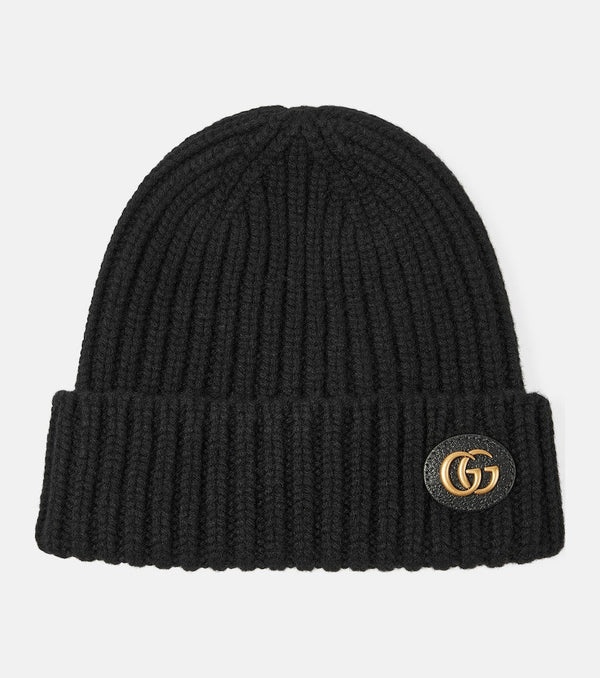 Gucci Victor Double G wool and cashmere beanie | LYBSTORE