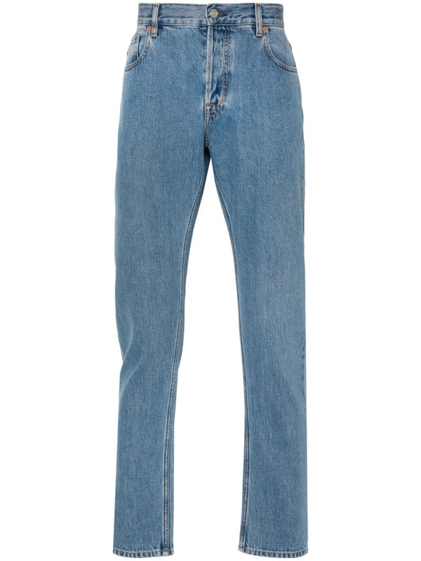 Gucci Web Detail Denim Jeans