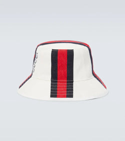 Gucci Web Stripe canvas bucket hat